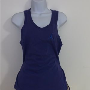 Nike Jordan Violet Blue Tank Top